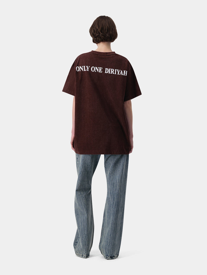 OOD T-SHIRT - DARK BROWN