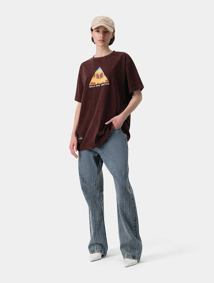 OOD T-SHIRT - DARK BROWN