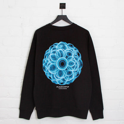 Orb 047 Disco Psychedelia Back Print - Sweatshirt - Black