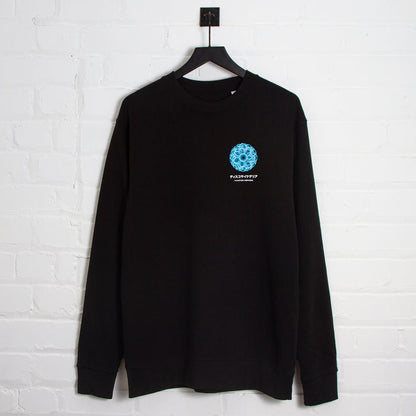 Orb 047 Disco Psychedelia Back Print - Sweatshirt - Black