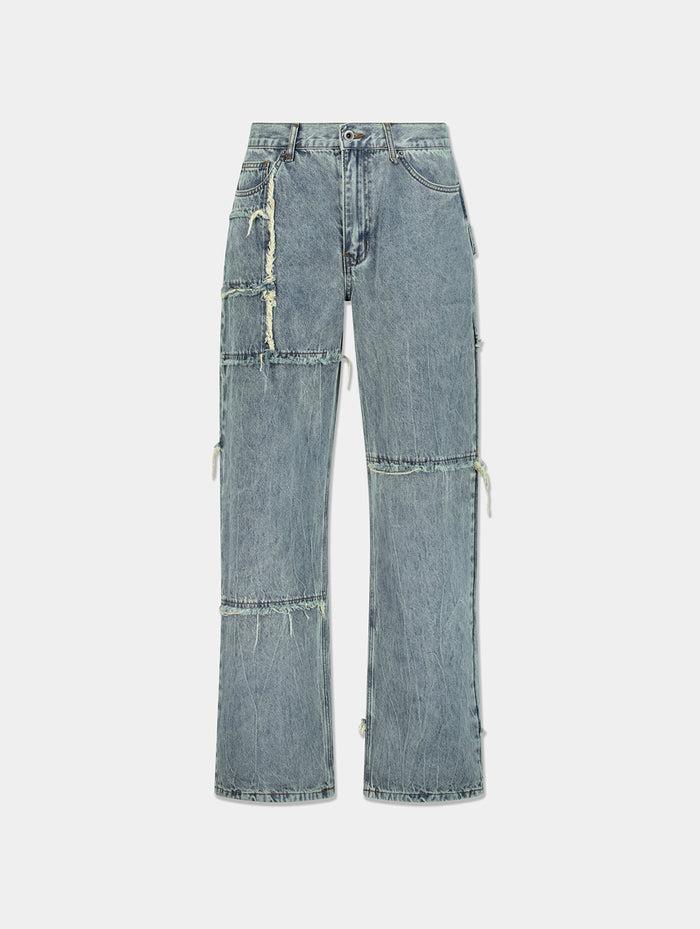 PATCHWORK 5PKT JEANS