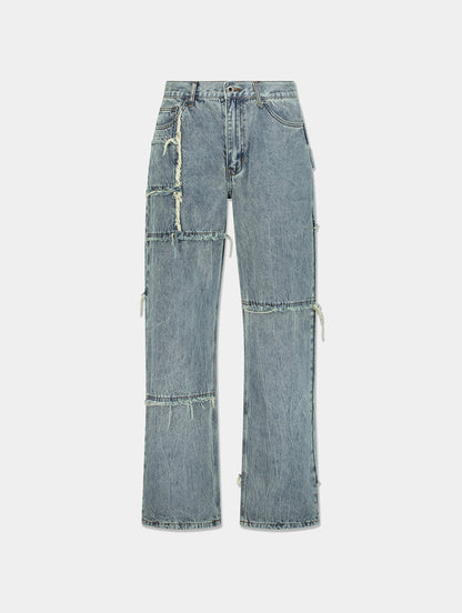 PATCHWORK 5PKT JEANS