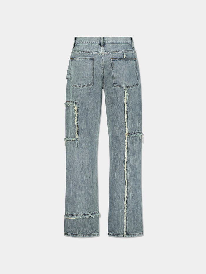 PATCHWORK 5PKT JEANS