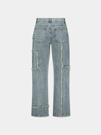 PATCHWORK 5PKT JEANS