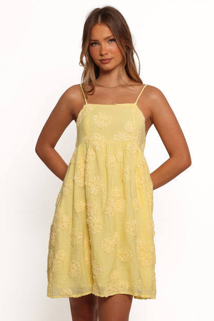 Giana Mini Dress - Yellow
