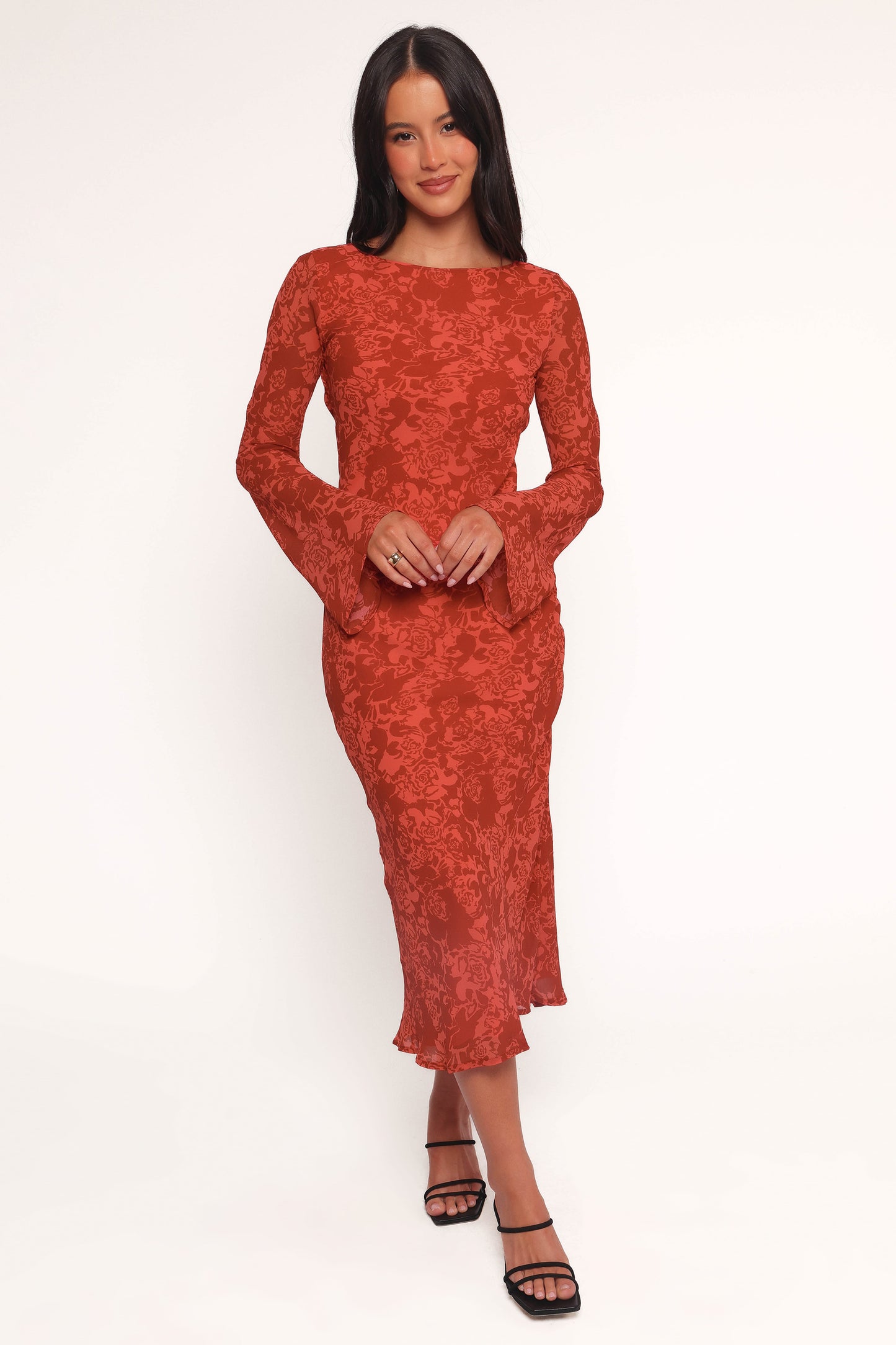 Talitha Maxi Dress - Red Roses