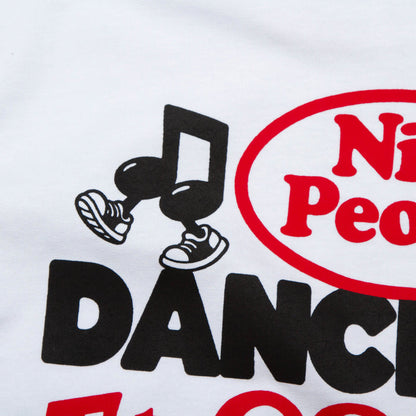 Poster Peoples Techno Back Print - Tshirt - White