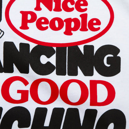 Poster Peoples Techno Back Print - Tshirt - White