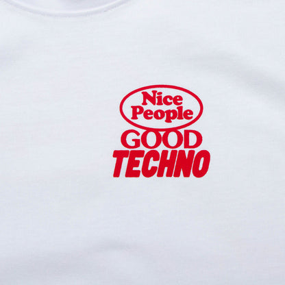 Poster Peoples Techno Back Print - Tshirt - White