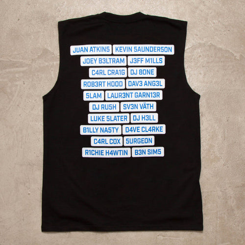 Pt1 Techno Evolution Back Print - Tank Tshirt - Black