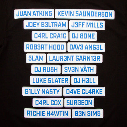 Pt1 Techno Evolution Back Print - Tshirt - Black
