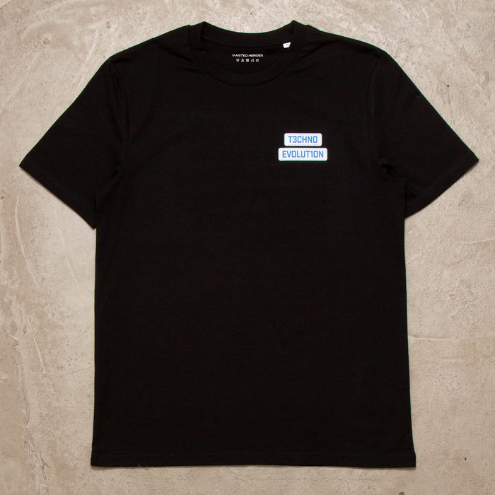 Pt1 Techno Evolution Back Print - Tshirt - Black