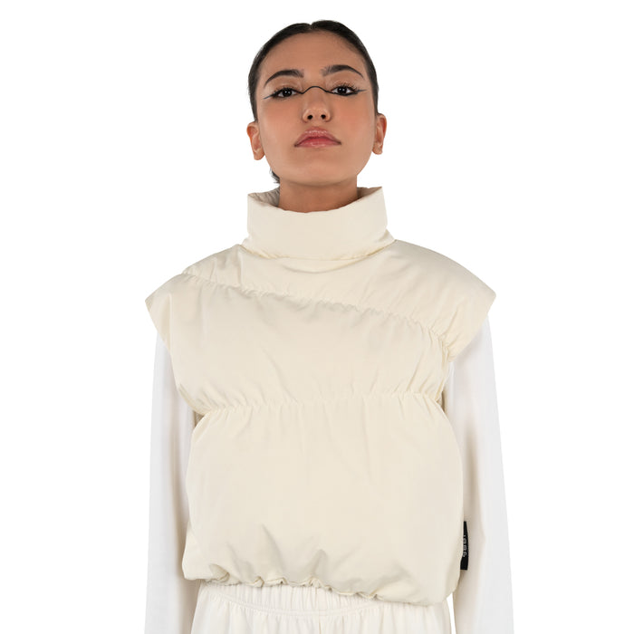 PUFFER TOP - OFF WHITE