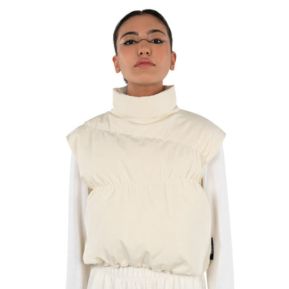 PUFFER TOP - OFF WHITE