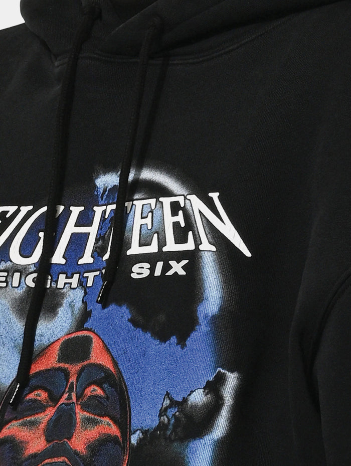 RAVE HEAD HOODIE - BLACK