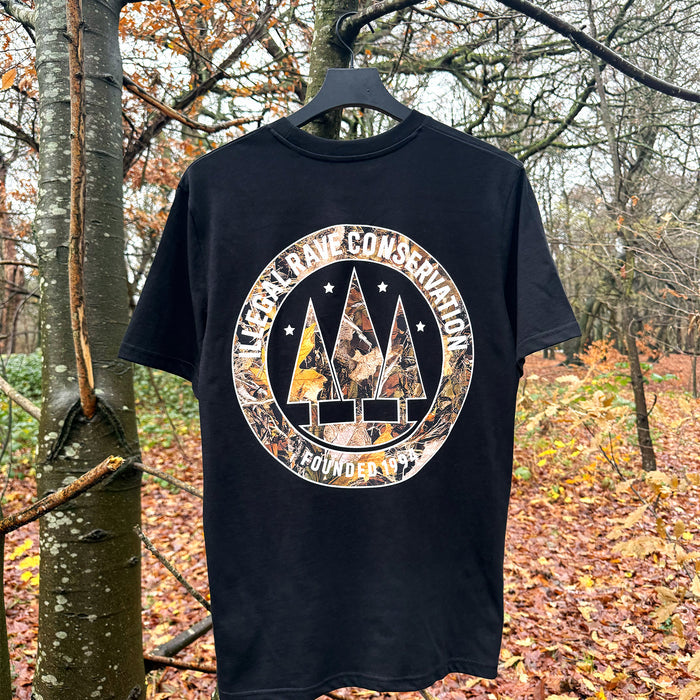 Realtree Illegal Rave Back Print - Tshirt - Black