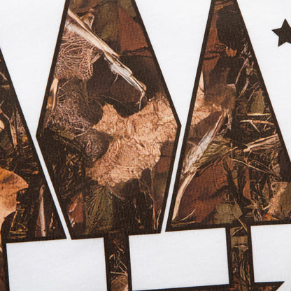 Realtree Illegal Rave Back Print - Tshirt - White