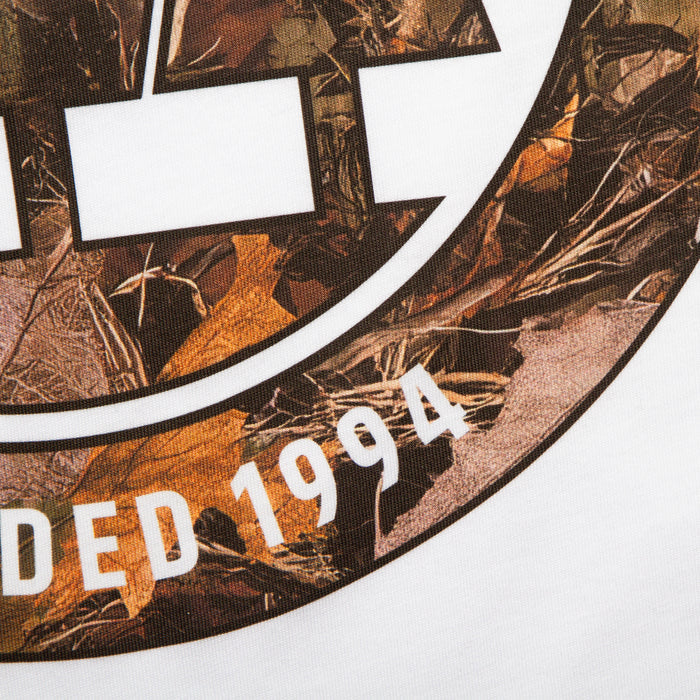 Realtree Illegal Rave Back Print - Tshirt - White