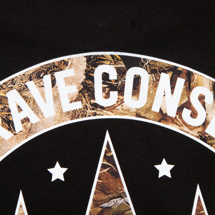 Realtree Illegal Rave Front Print - Tshirt - Black