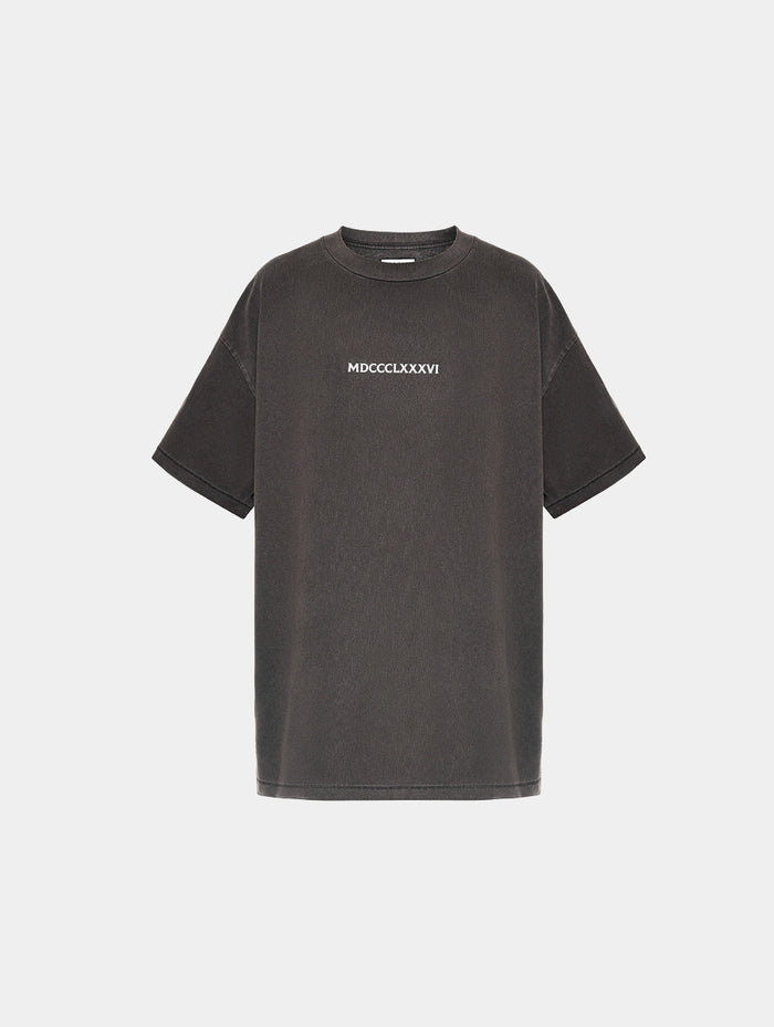 ROMAN SAND WATCH T-SHIRT - DARK GREY