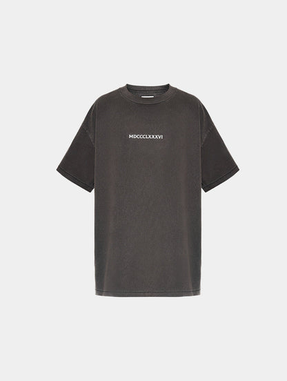 ROMAN SAND WATCH T-SHIRT - DARK GREY