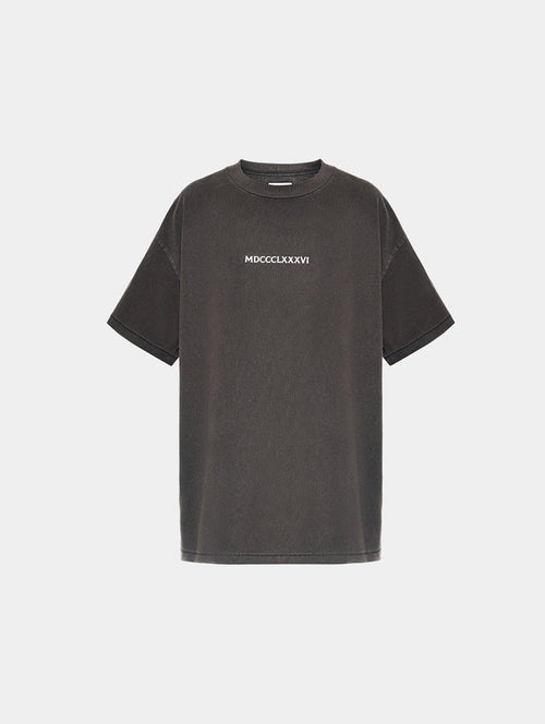 ROMAN SAND WATCH T-SHIRT - DARK GREY