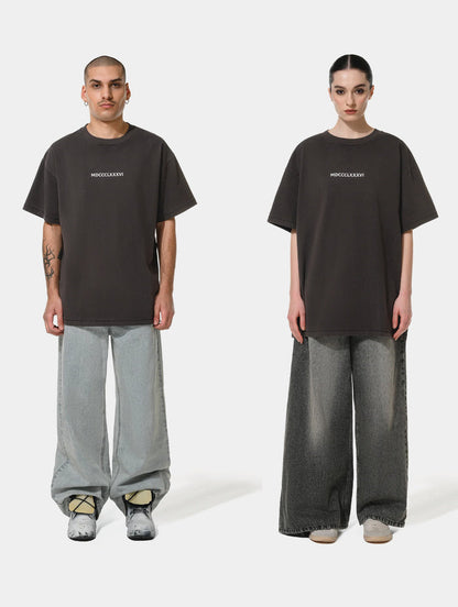 ROMAN SAND WATCH T-SHIRT - DARK GREY