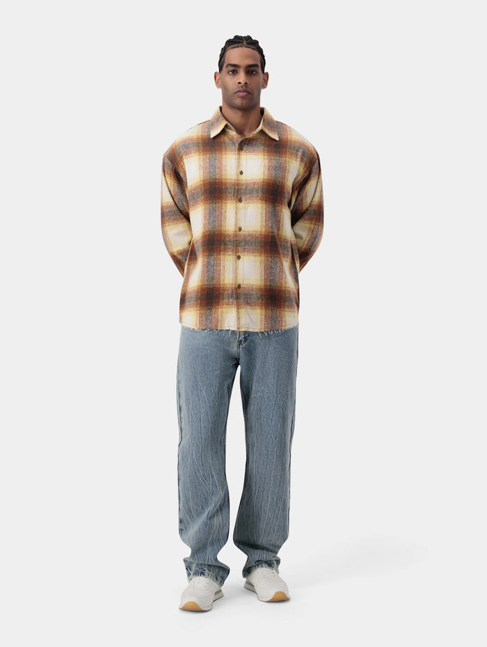 SHADOW PLAID SHIRT