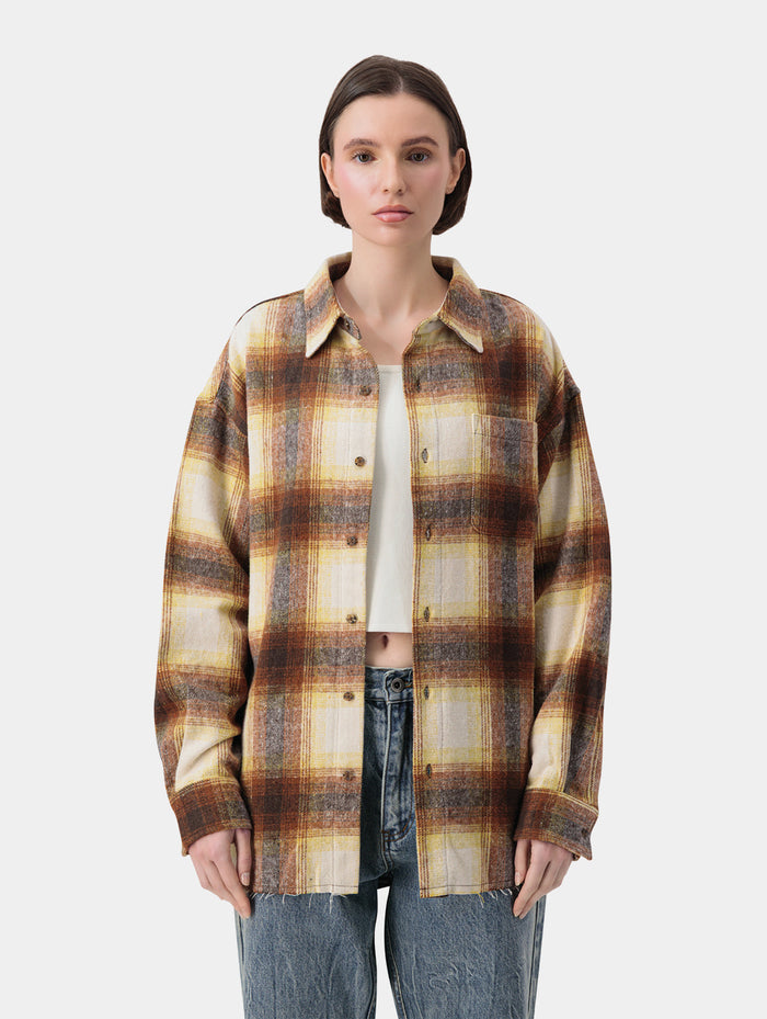 SHADOW PLAID SHIRT