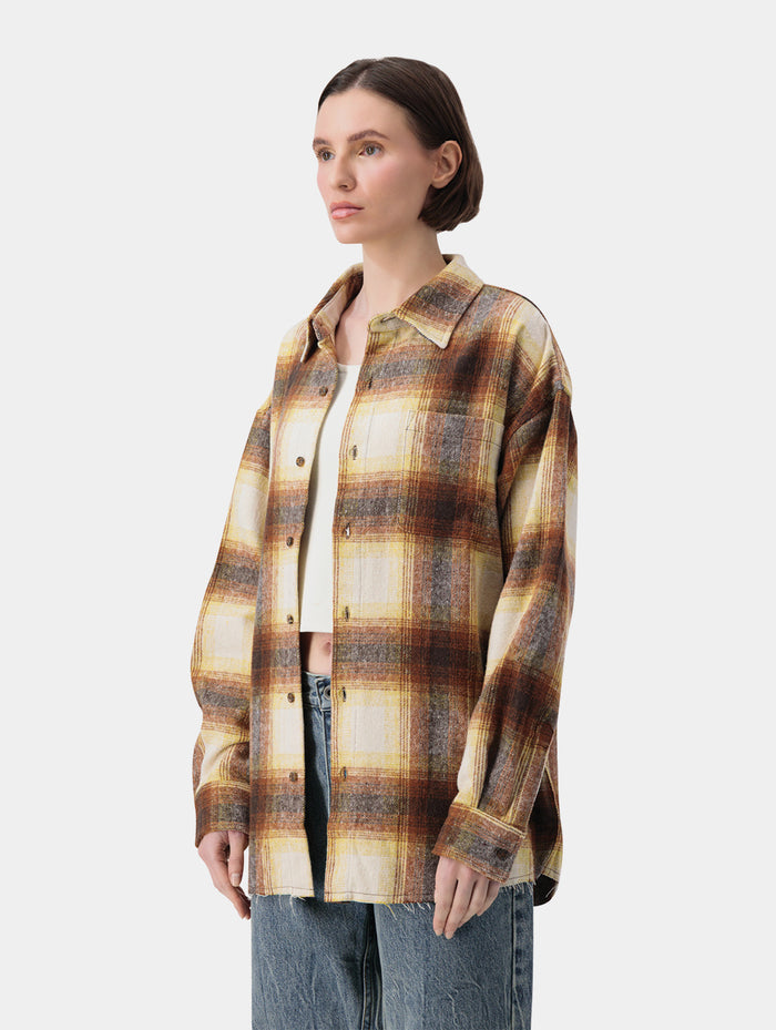 SHADOW PLAID SHIRT