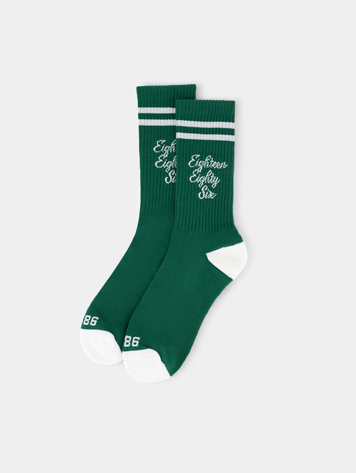 Signature Rib Crew Socks