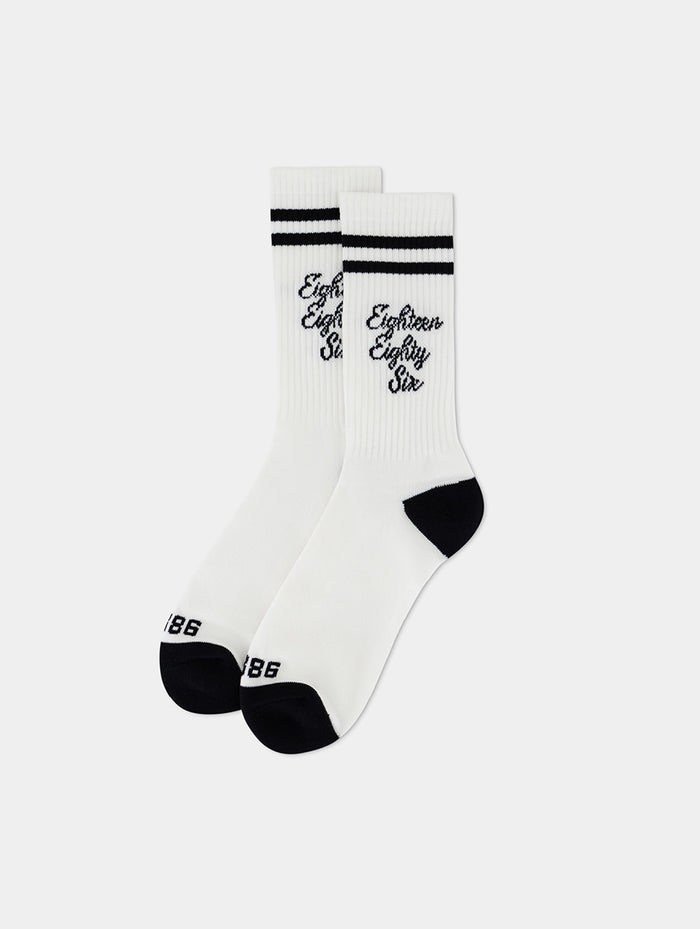 Signature Rib Crew Socks