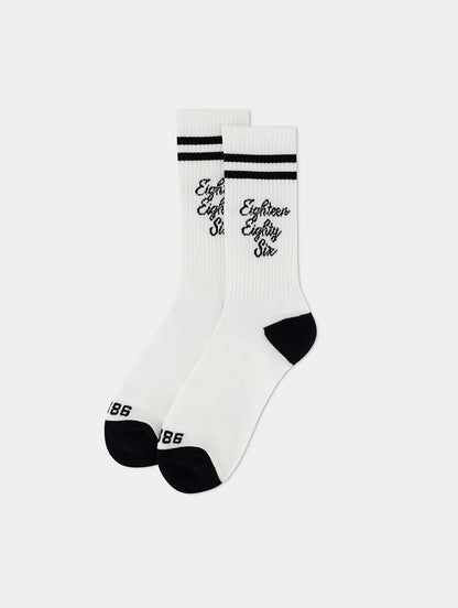 Signature Rib Crew Socks
