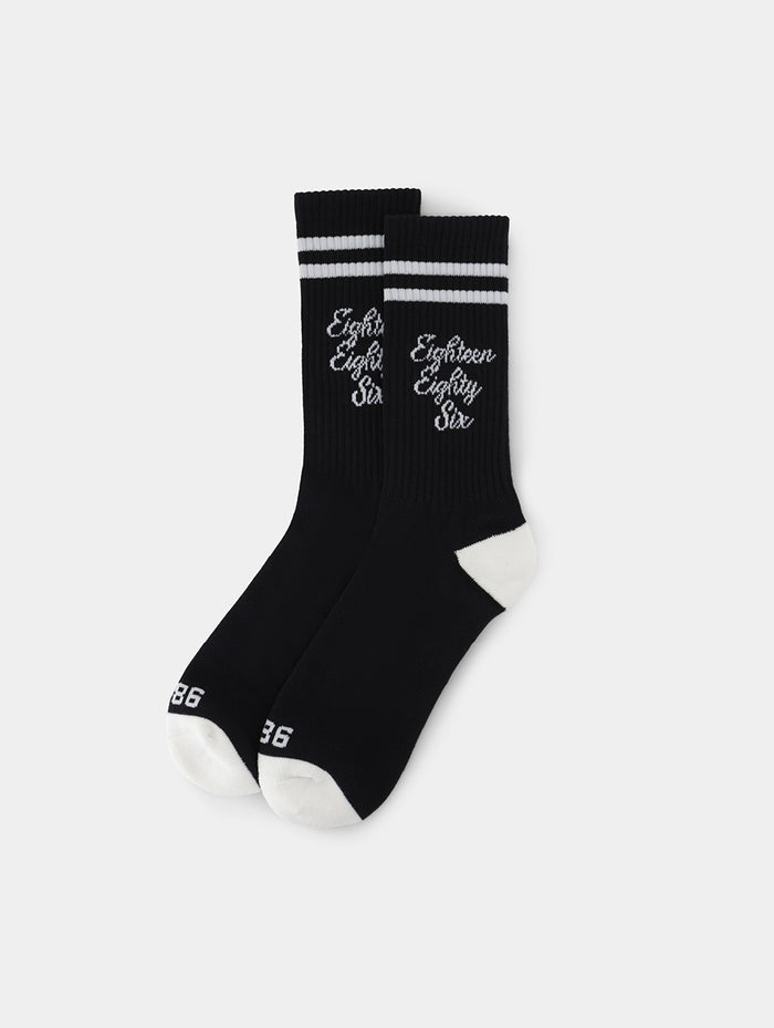 Signature Rib Crew Socks