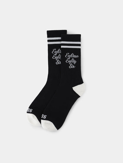 Signature Rib Crew Socks