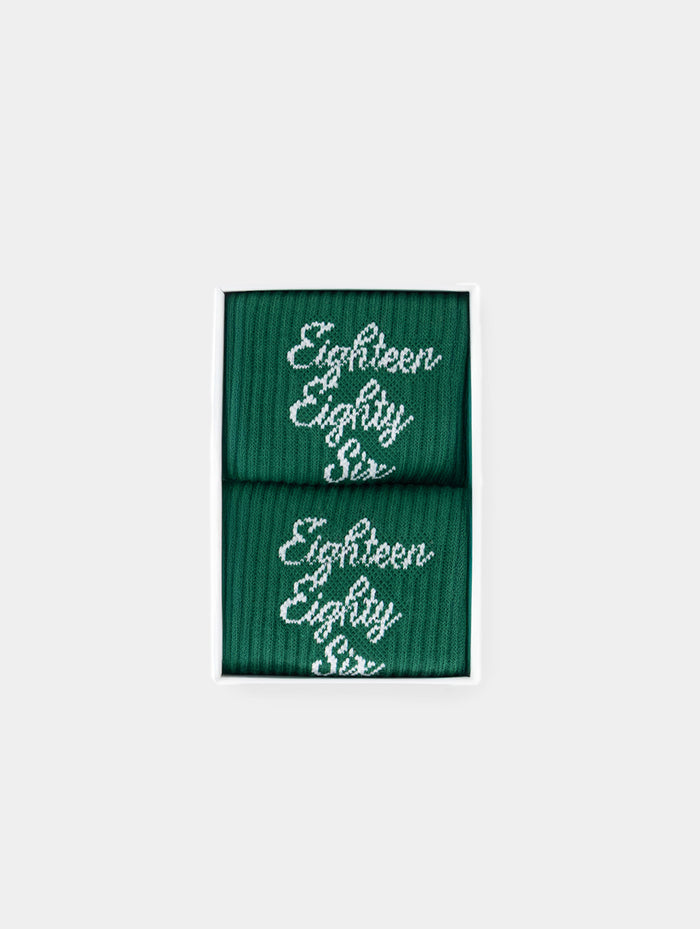 Signature Rib Crew Socks