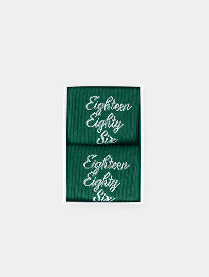 Signature Rib Crew Socks
