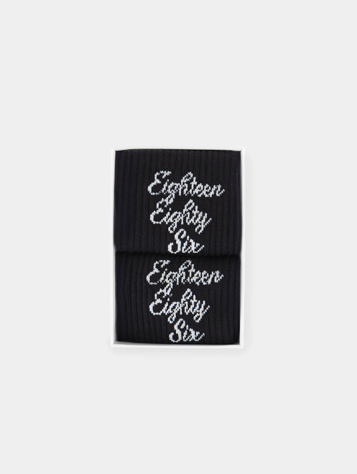 Signature Rib Crew Socks