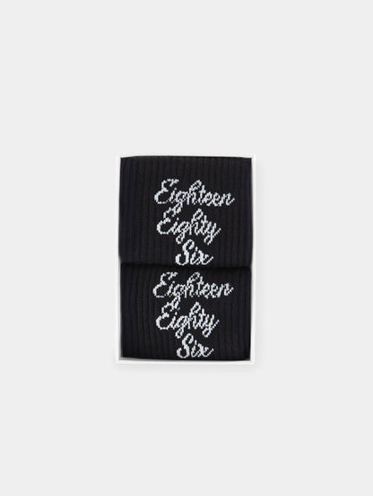 Signature Rib Crew Socks