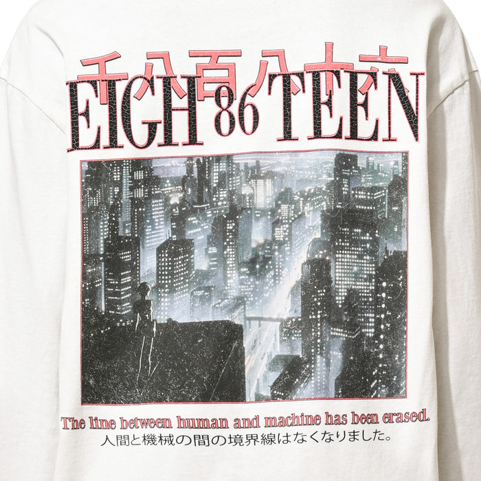 SKYLINE LONG SLEEVE TEE - WHITE
