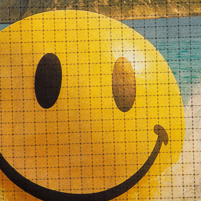 Smiley Es Vedrà Trip Front Print - Tshirt - Black