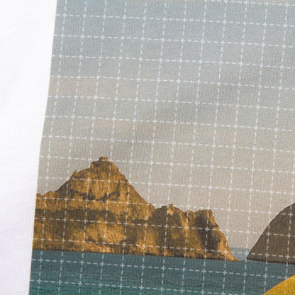 Smiley Es Vedrà Trip Front Print - Tshirt - White