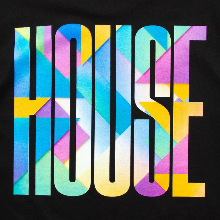 Solstice Higher House Back Print - Tank Tshirt - Black