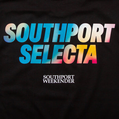 Southport Selecta Front Print - Tshirt - Black