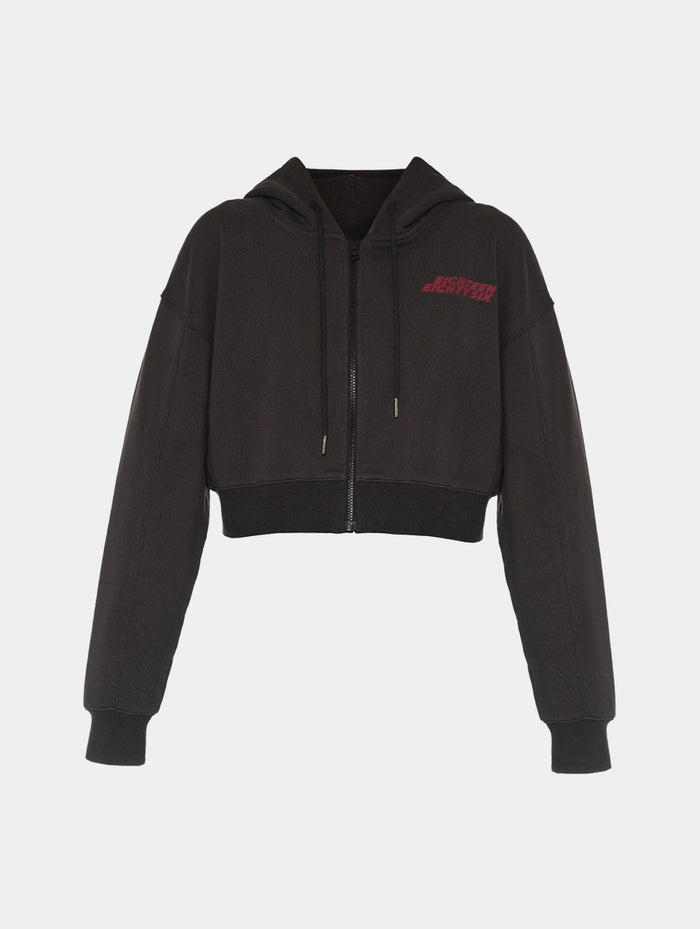 SPEED ZIP HOODIE - DK Grey