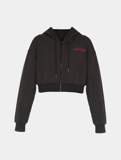 SPEED ZIP HOODIE - DK Grey