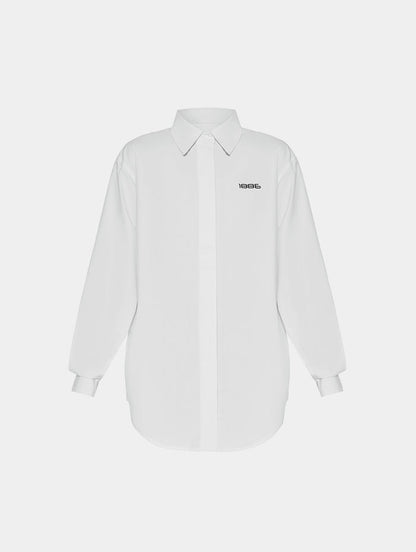 SPLIT BACK SHIRT- WHITE