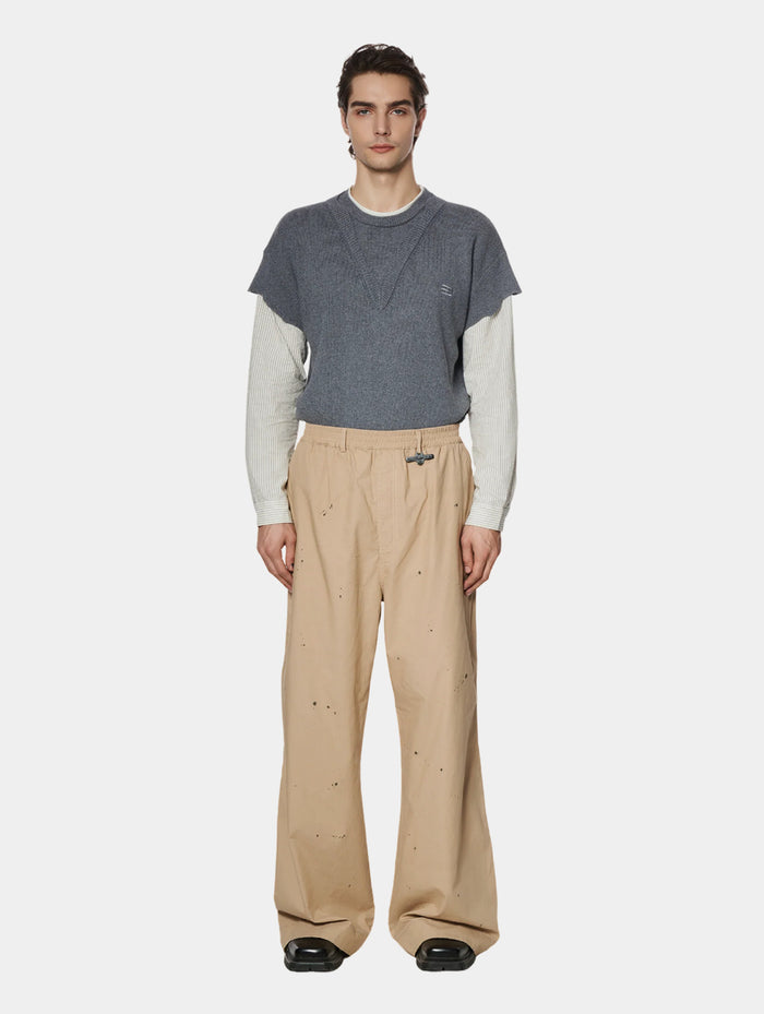 STITCHED TROUSERS