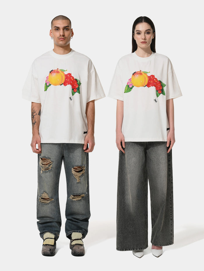 SUMMER FRUITS T-SHIRT - WHITE