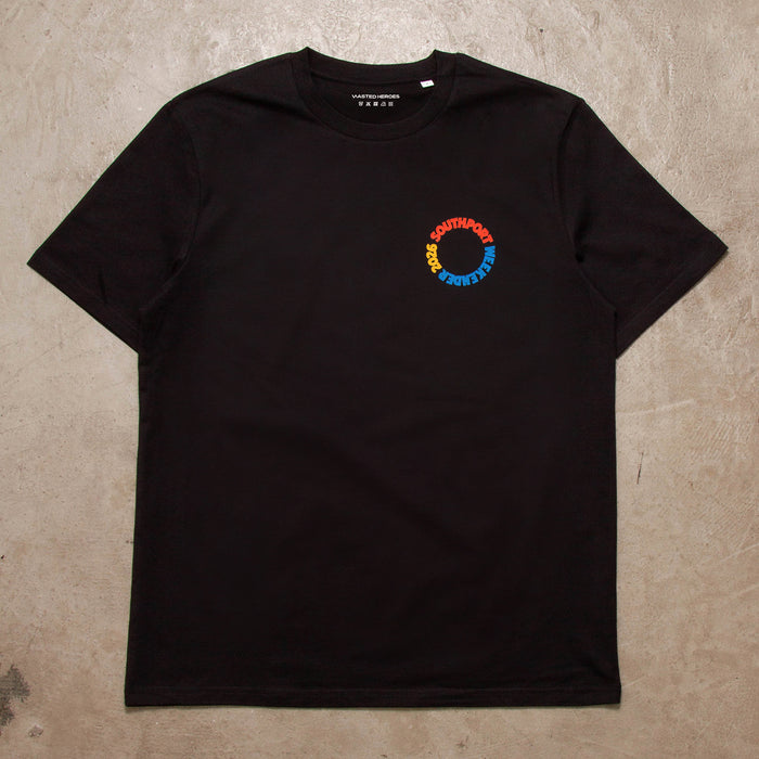 SW Vinyl Green Back Print - Tshirt - Black